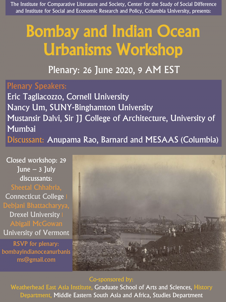 Poster for the event described below.