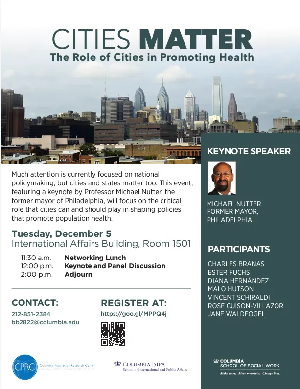 Cities Matter Flyer