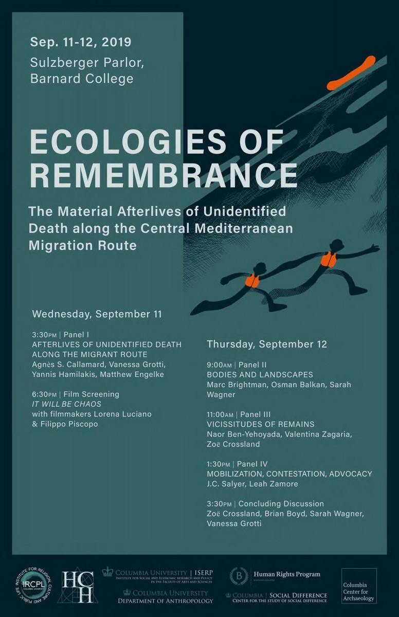 Poster for the event described below.