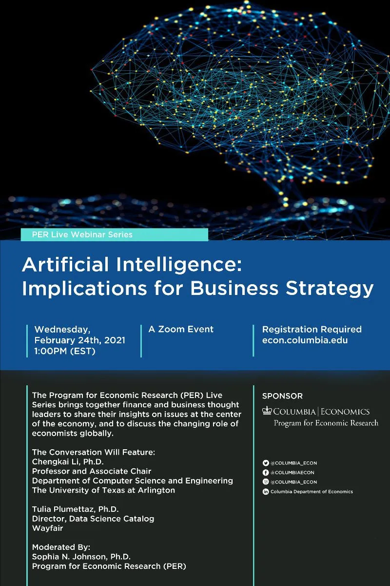 Poster for the event described below.