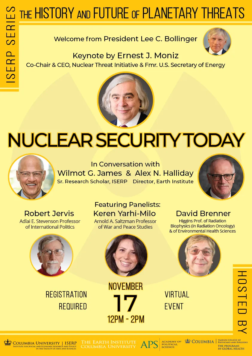 Poster for the event described below.