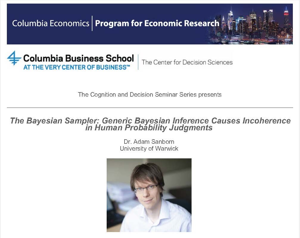 Poster for the event described below.